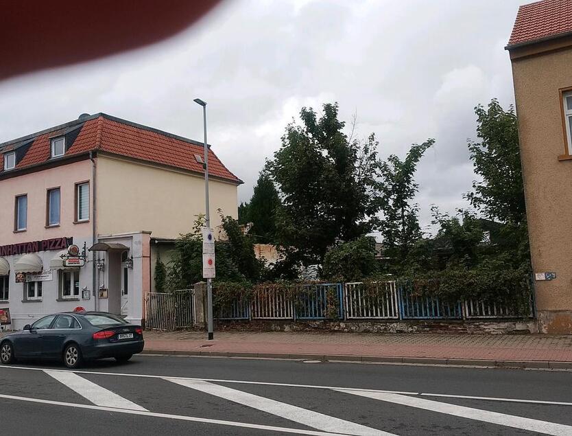 werbeplatz am zaun B184,bei Aldi,Edeka,Tedi