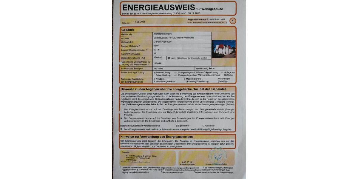 Erdgeschoßwohnung Weinböhla - 2 Zimmer, 49 m&sup2;, 445&euro; | Angebot:25398145