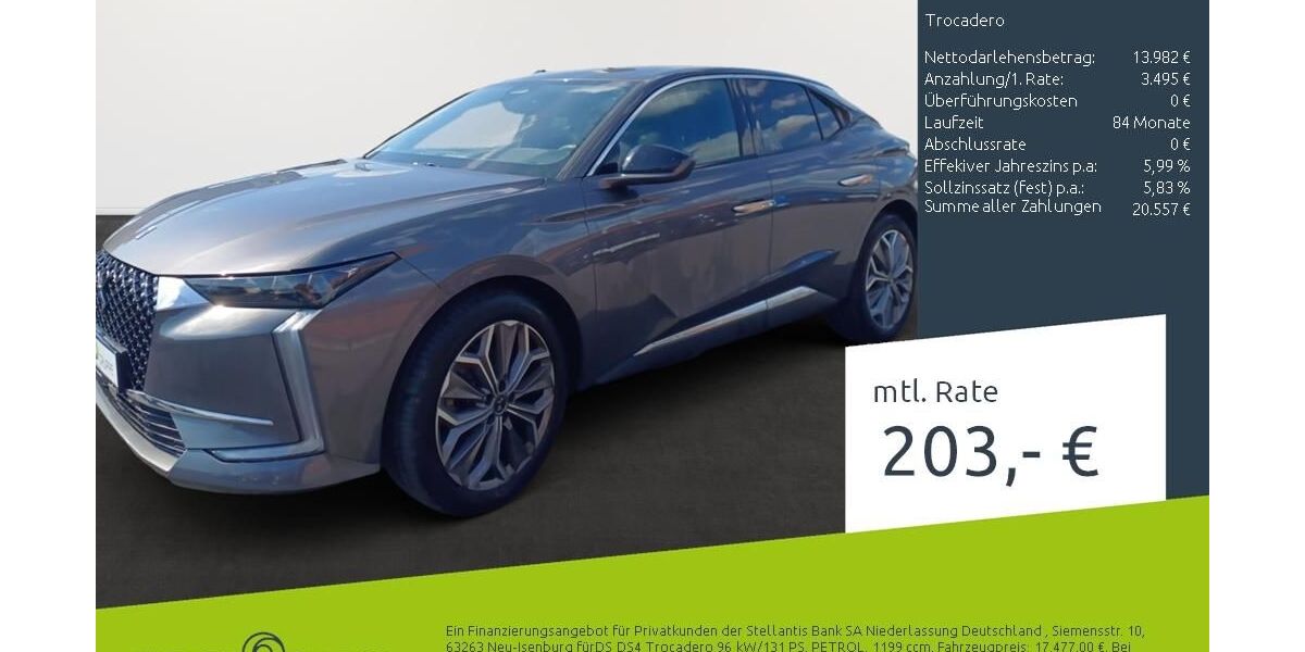 DS Automobiles DS4 26.000 km 17.389 &euro; Dülmen 48249