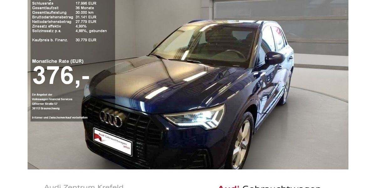 Audi Q3 74.220 km 30.779 &euro; Krefeld 47805