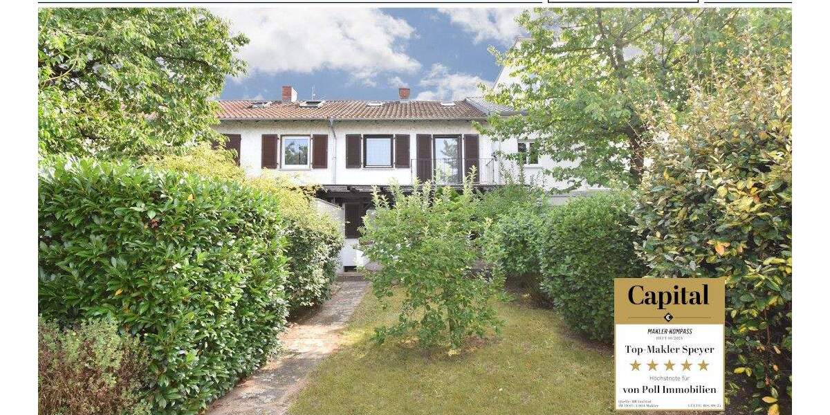 Reihenmittelhaus mit Garten in ruhiger Lage von Speyer 5 zimmer
