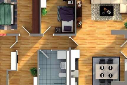 Wohnung Mühlheim am Main - 3 Zimmer, 71 m&sup2;, 636&euro; | Angebot:26235535