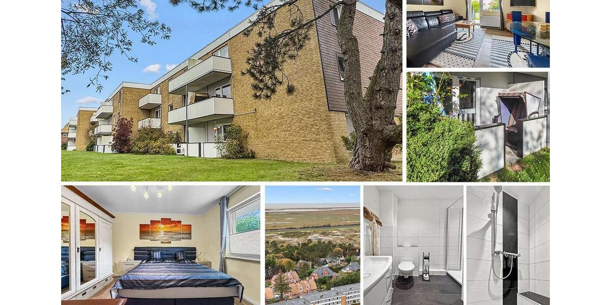 Erdgeschoßwohnung Sankt Peter-Ording Ording - 2 Zimmer, 59 m&sup2;, 990&euro; | Angebot:24443703