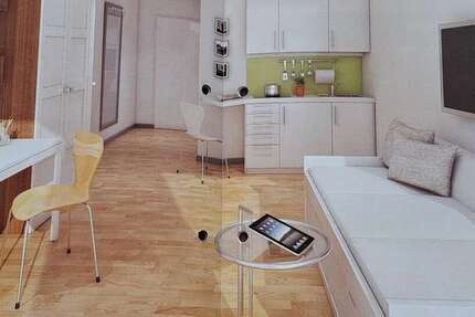 Wohnung Augsburg Haunstetten-Siebenbrunn - 1 Zimmer, 21 m&sup2;, 480&euro; | Angebot:27125651