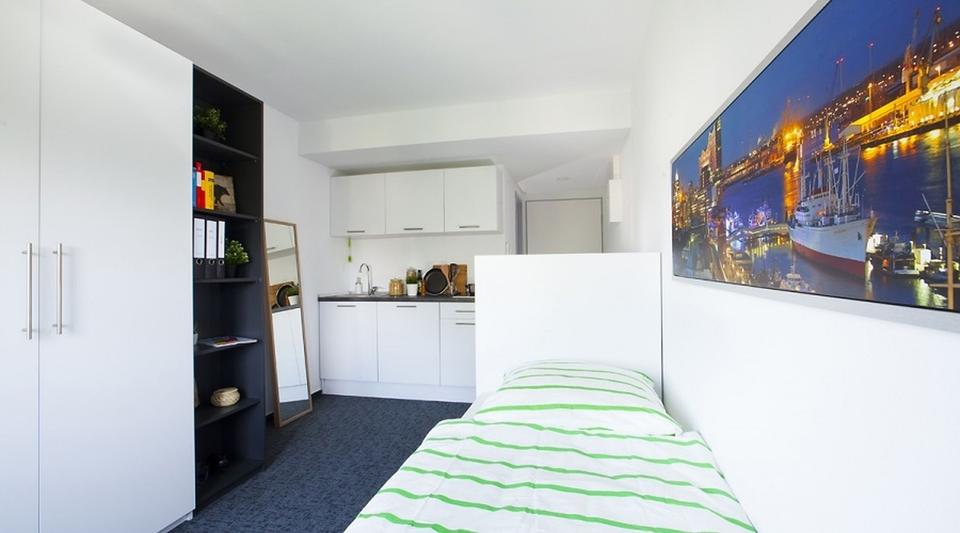 Etagenwohnung Hamburg Wandsbek - 1 Zimmer, 18 m&sup2;, 397&euro; | Angebot:26384169