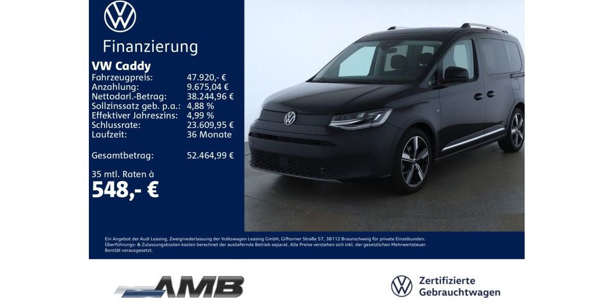 VW Caddy 10.680 km 46.980 &euro; Borna 04552