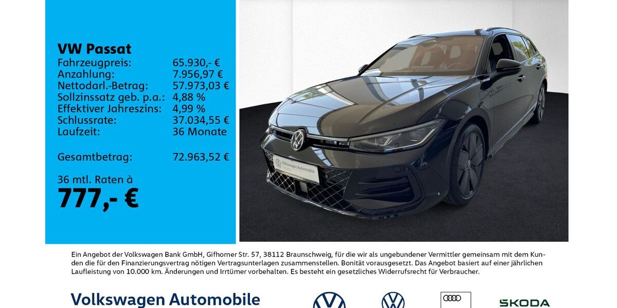 VW Passat Variant 7.500 km 65.930 &euro; Leipzig 04178