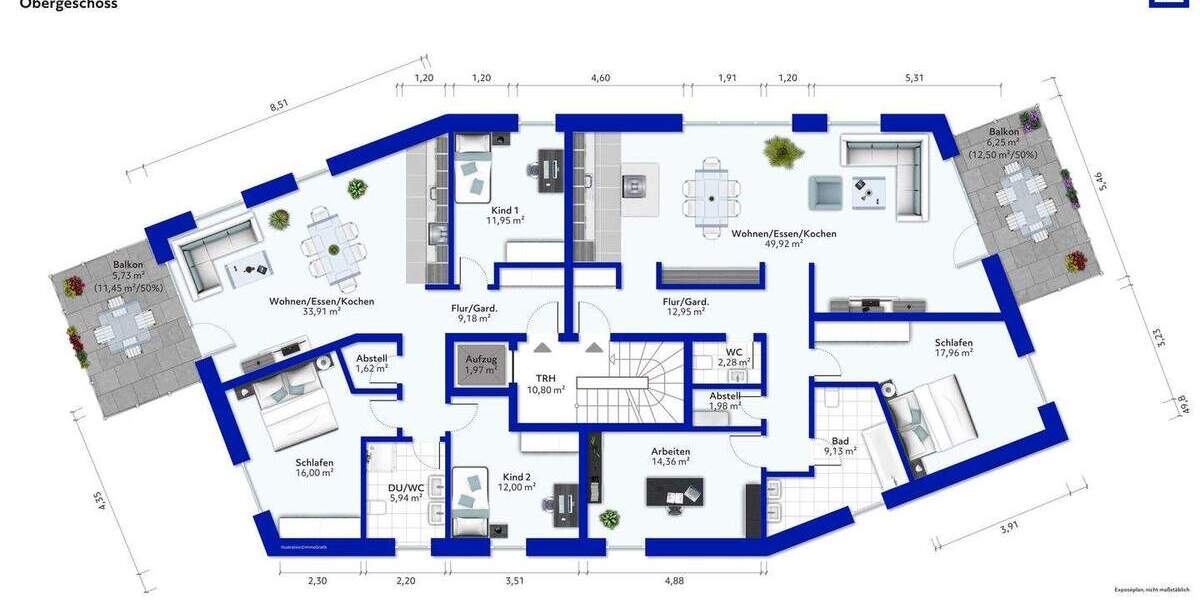Etagenwohnung Wernigerode - 3 Zimmer, 114 m&sup2;, 534.000&euro; | Angebot:25865287