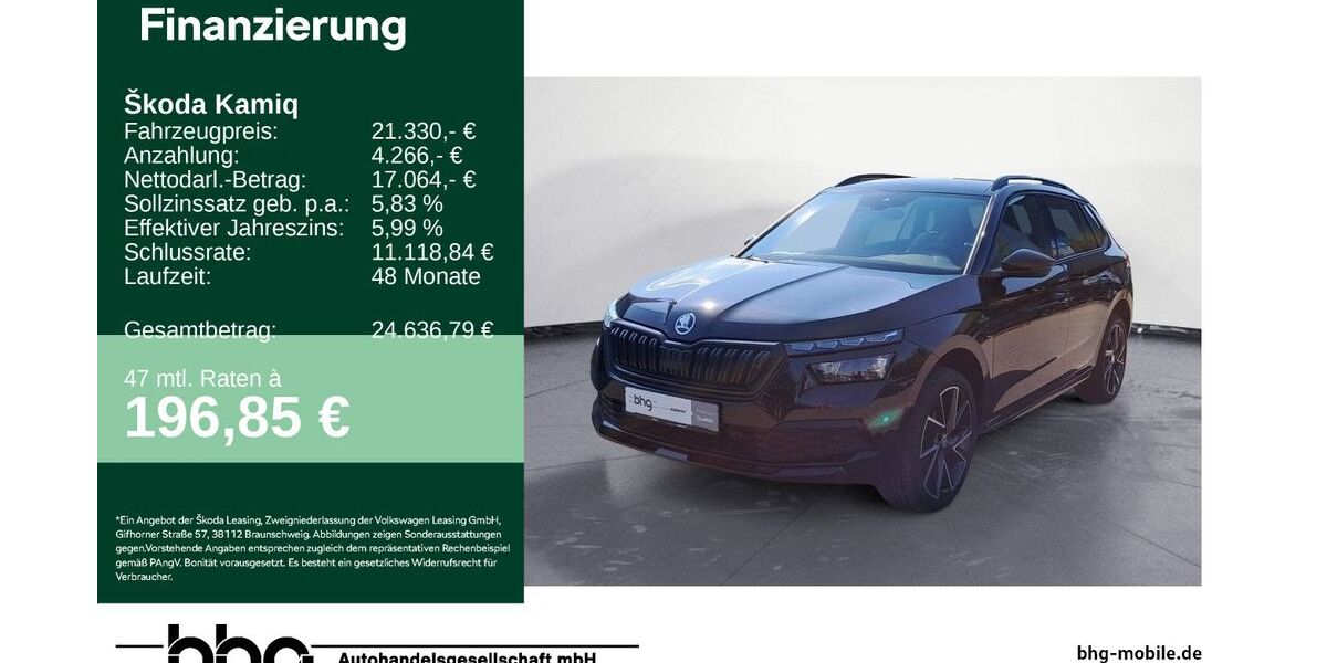 Skoda Kamiq 51.511 km 20.430 &euro; Freudenstadt 72250