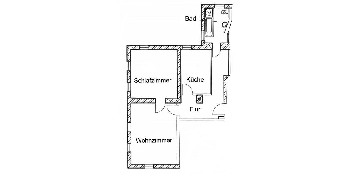 Etagenwohnung Schirgiswalde-Kirschau Kirschau - 2 Zimmer, 71 m&sup2;, 450&euro; | Angebot:26533431