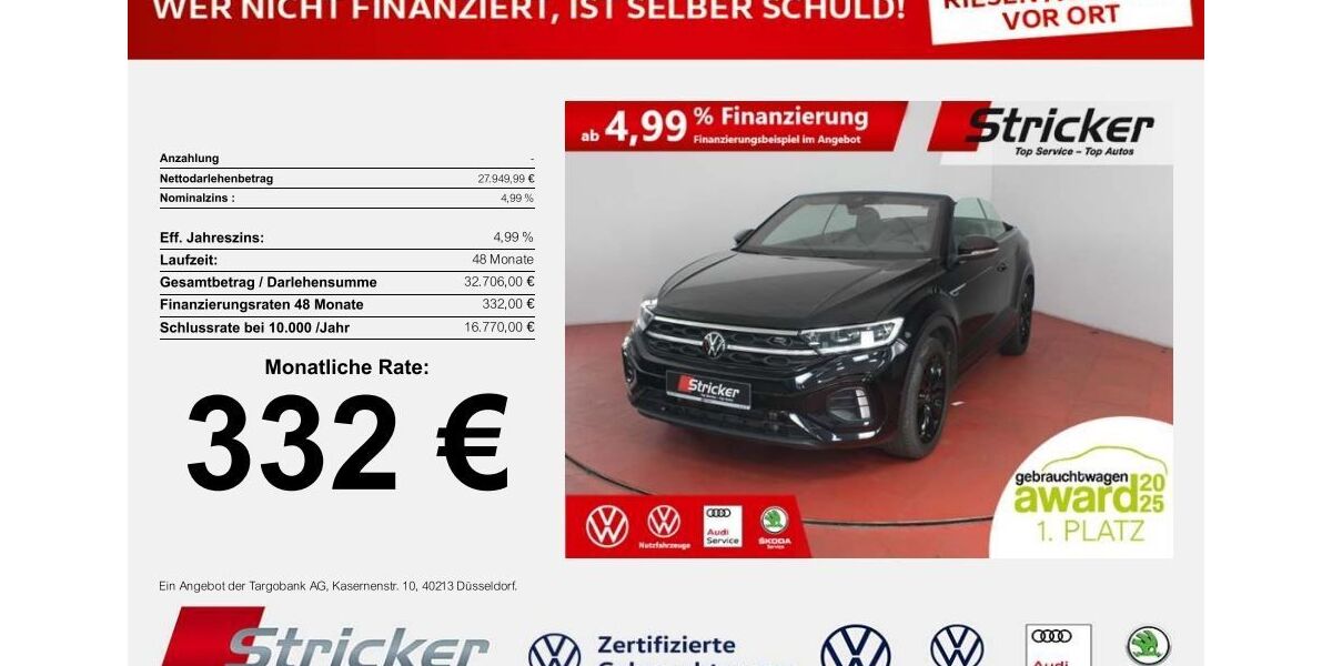 VW T-Roc 51.169 km 27.889 &euro; Horn-Bad Meinberg 32805