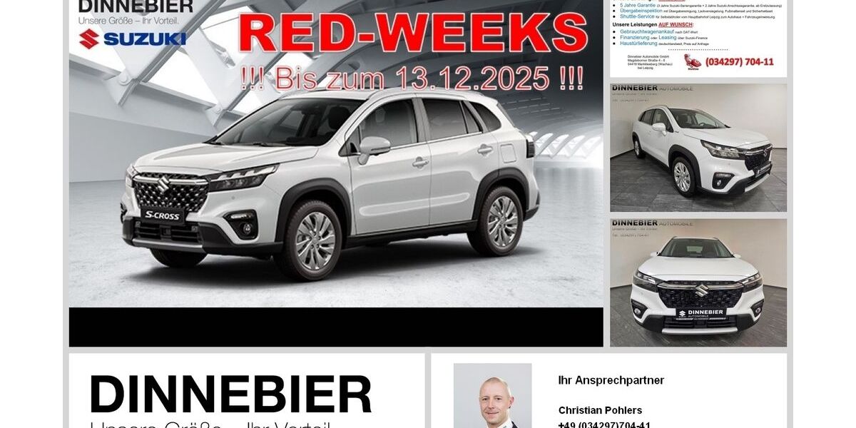 Suzuki (SX4) S-Cross 2.900 km 25.490 &euro; Markkleeberg 04416