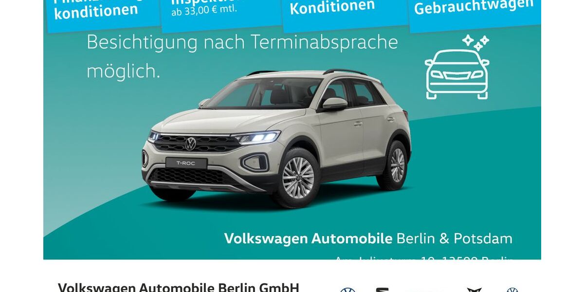 VW T-Roc 2.475 km 25.990 &euro; Berlin 13599