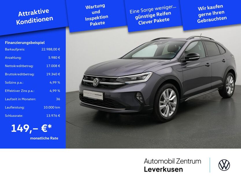 VW Taigo 15.269 km 22.988 € Leverkusen 51379