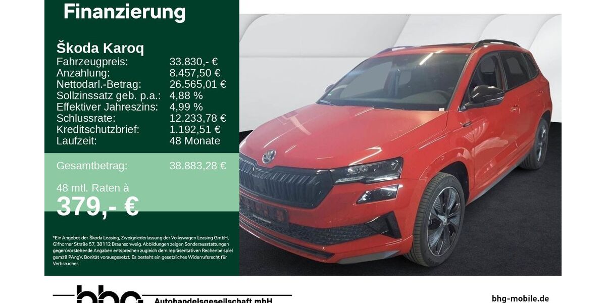 Skoda Karoq 7.109 km 33.830 &euro; Balingen 72336