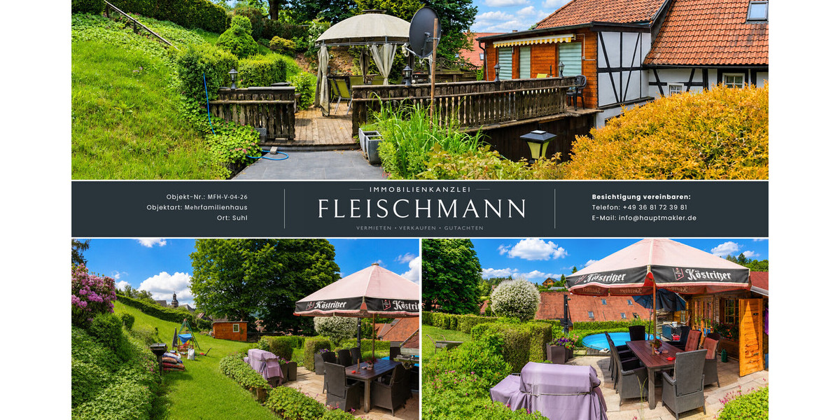 Historischer Charme trifft auf vielseitiges Entwicklungspotenzial - Mehrfamilienhaus, Wohnhaus Suhl / Albrechts Albrechts | Angebot:27131757