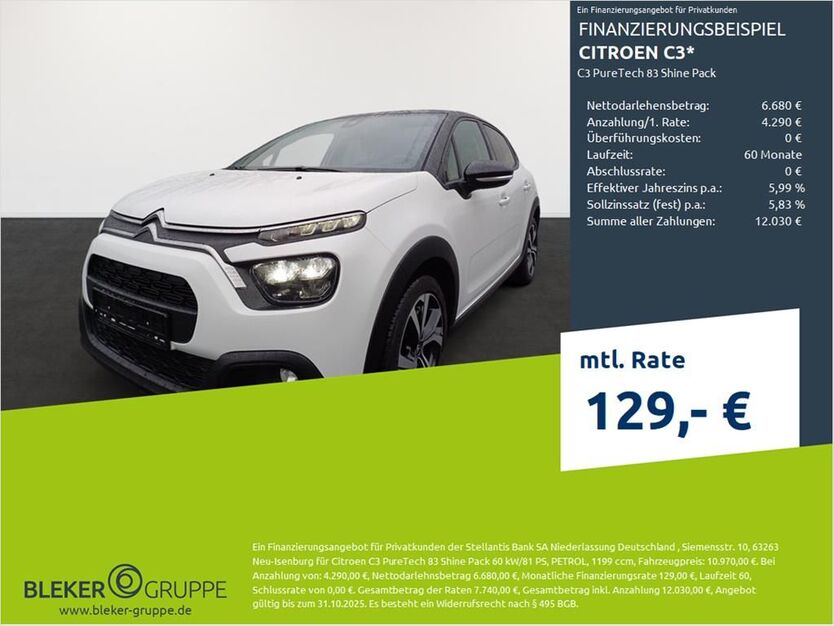 Citroen C3 25.154 km 10.970 € Borken 46325