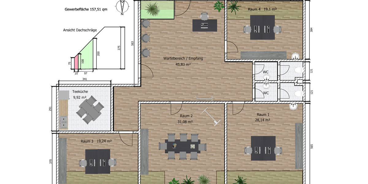 Etagenwohnung Döbeln - 5 Zimmer, 157 m&sup2;, 137.500&euro; | Angebot:24042003