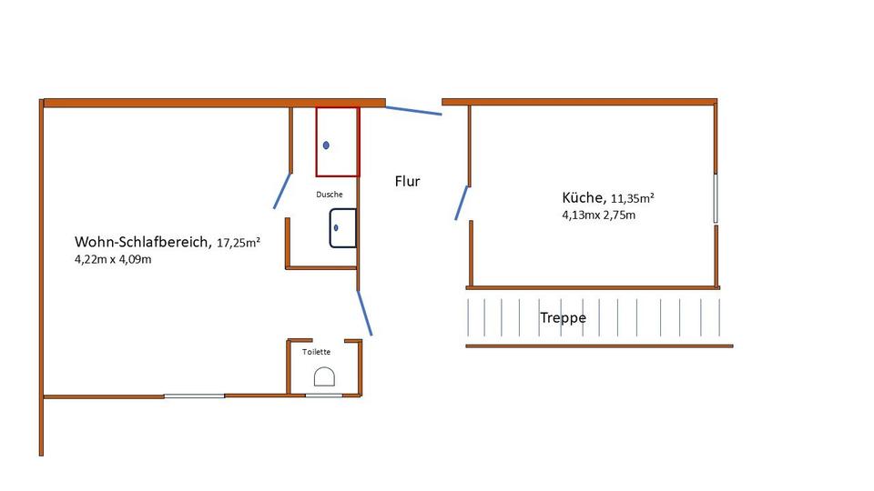 Etagenwohnung Sasbachwalden - 2 Zimmer, 32 m&sup2;, 530&euro; | Angebot:25611437