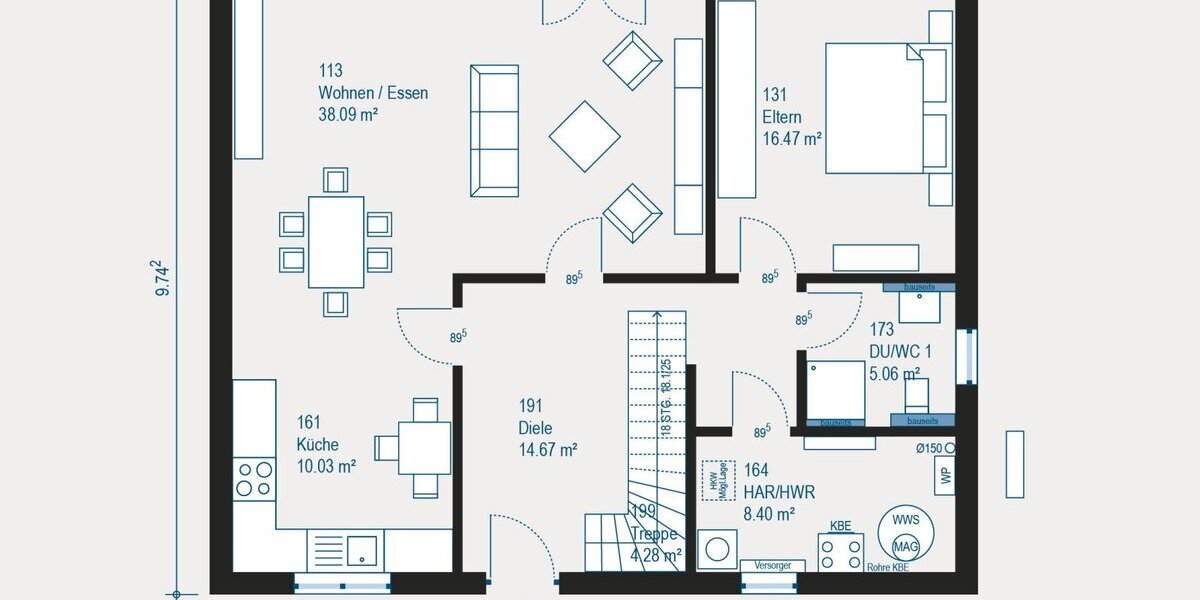 Ihr neues Zuhause in familienfreundlicher Umgebung - Einfamilienhaus Tegernheim | Angebot:27302458