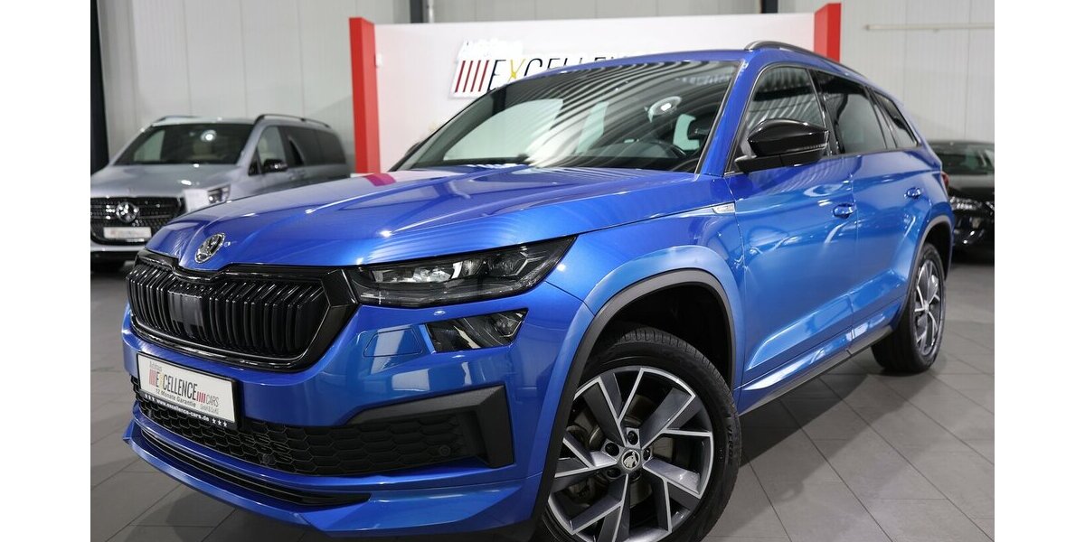 Skoda Kodiaq 2.0 TDI DSG 4x4 SPORTLINE RACE-BLUE+BLACK 124.000 km 30.991 &euro; Hamm 59077