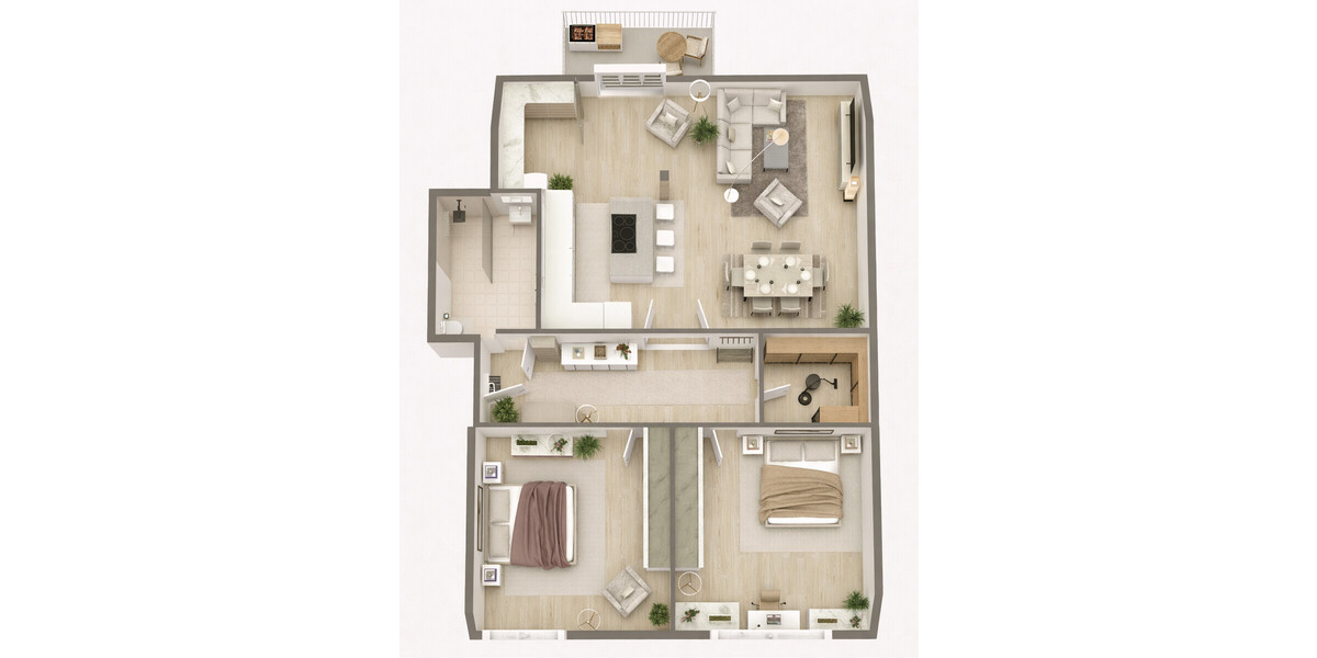 Erstklassiges Wohnen mit Raumhöhe, Stil und zeitloser Eleganz im Herzen des Erphoviertels! - Etagenwohnung Münster Mitte-Nordost | Angebot:26346682