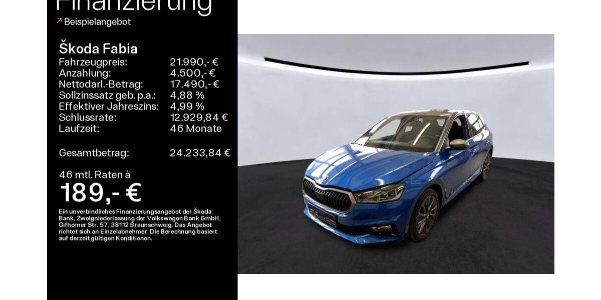 Skoda Fabia 33.887 km 21.990 &euro; Haßfurt 97437