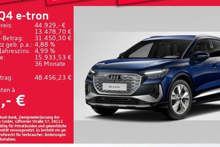 Audi Q4 e-tron 8.163 km 44.929 &euro; Eching 85386