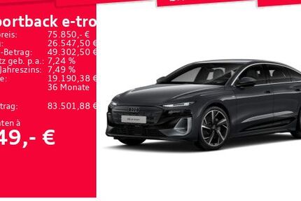 Audi A6 e-tron 21.148 km 75.850 &euro; Frankfurt am Main 60326