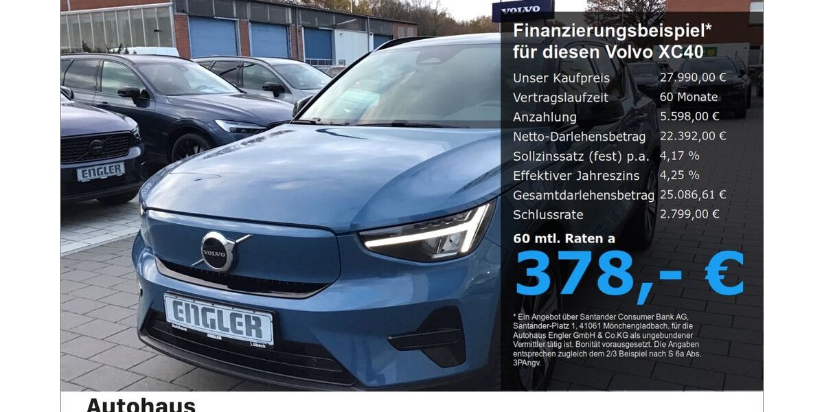 Volvo XC40 38.626 km 27.990 &euro; Lübeck 23566