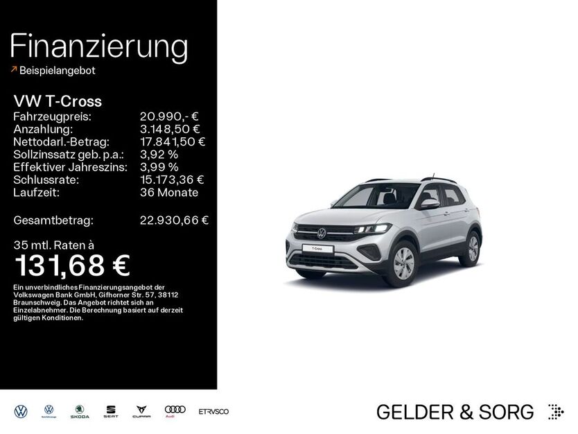 VW T-Cross 3.106 km 20.990 € Coburg 96450