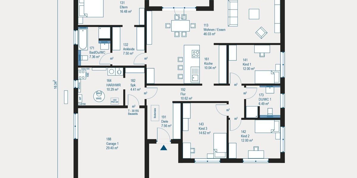 Individuell geplantes Einfamilienhaus in Fronhausen - Ihr neues Zuhause nach Maß - Einfamilienhaus Fronhausen | Angebot:27349116