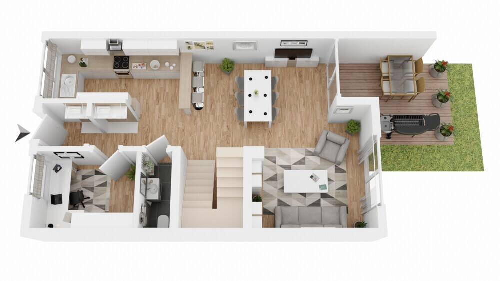 Reihenmittelhaus Asperg - 5 Zimmer, 120 m&sup2;, 559.000&euro; | Angebot:26345877