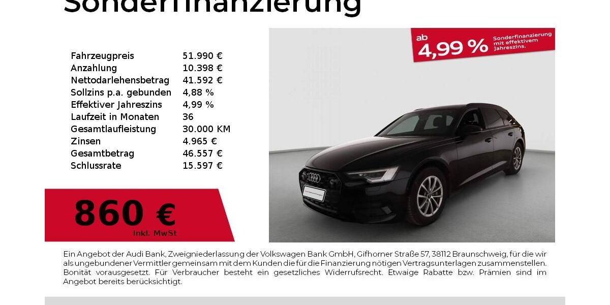 Audi A6 28.661 km 51.990 &euro; Nürnberg 90441