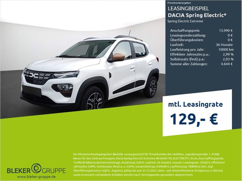 Dacia Spring 17.863 km 13.990 € Borken 46325