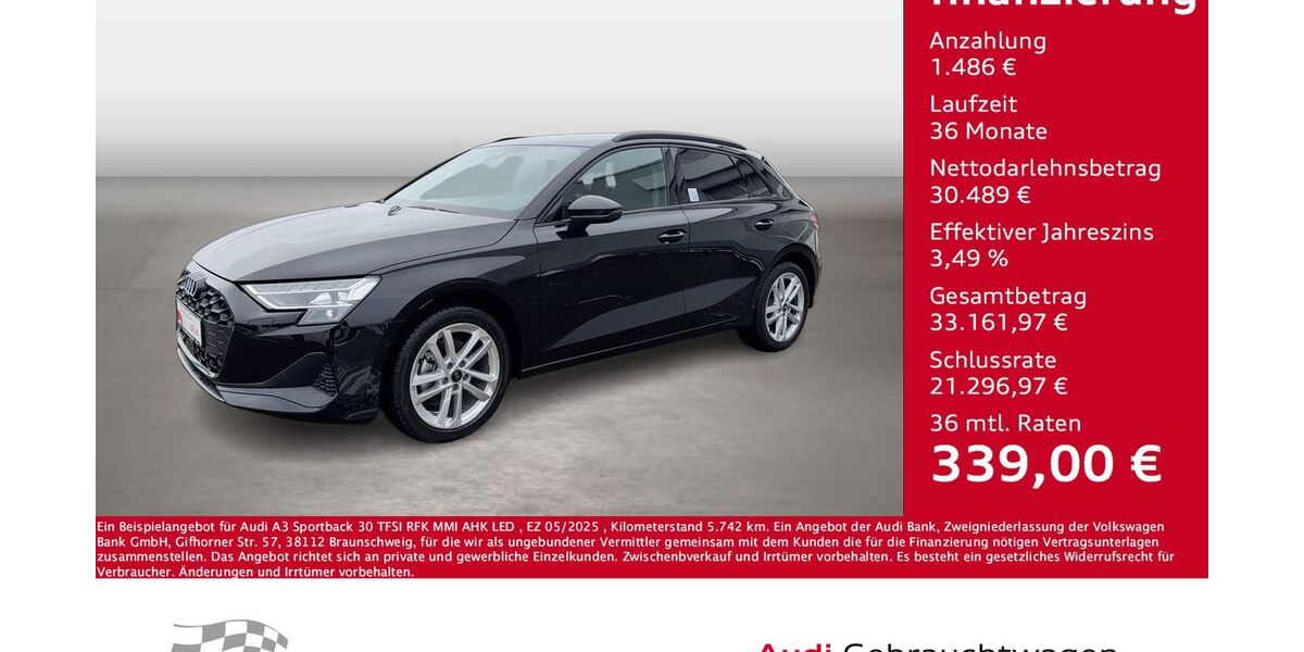 Audi A3 5.742 km 31.350 &euro; Bernsdorf 09337