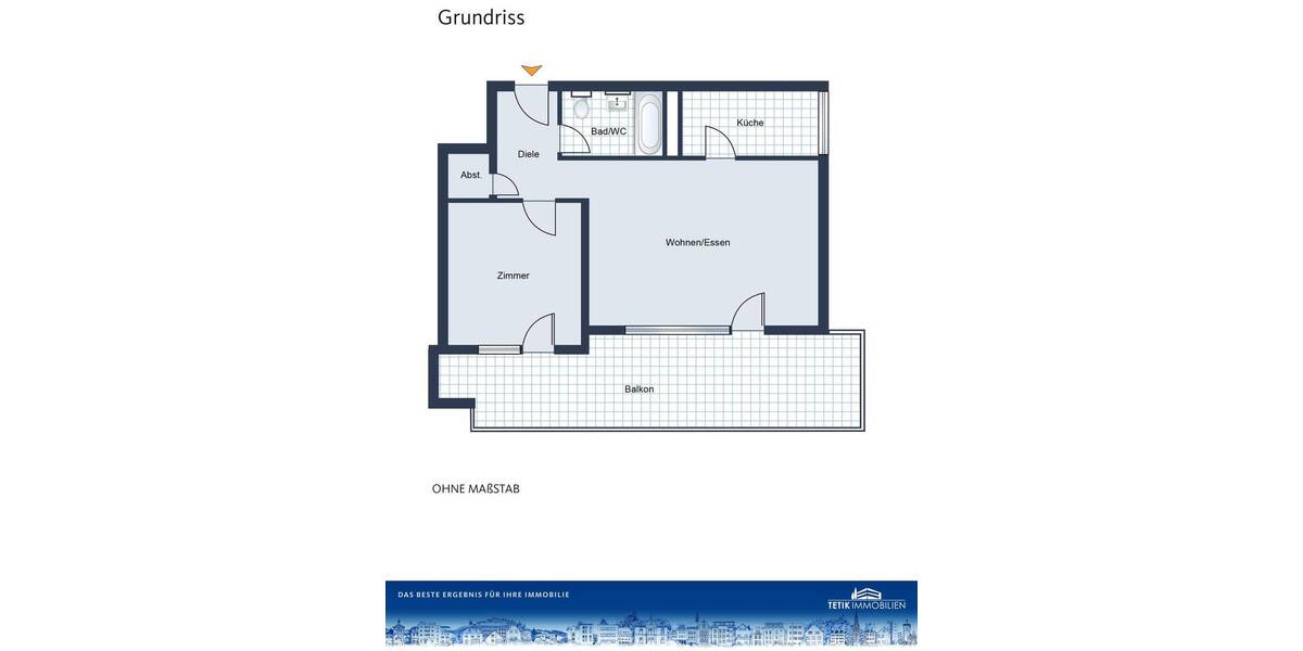 Etagenwohnung Denzlingen - 2 Zimmer, 61 m&sup2;, 259.000&euro; | Angebot:26725252