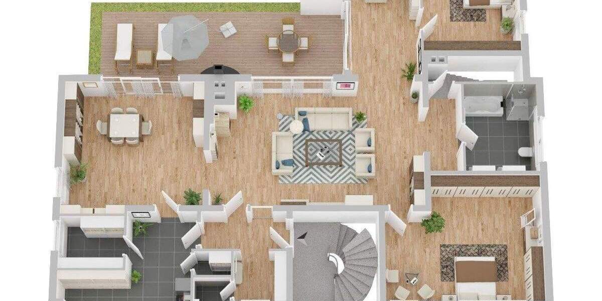 Etagenwohnung Wetter Volmarstein - 4 Zimmer, 191 m&sup2;, 299.000&euro; | Angebot:25191255