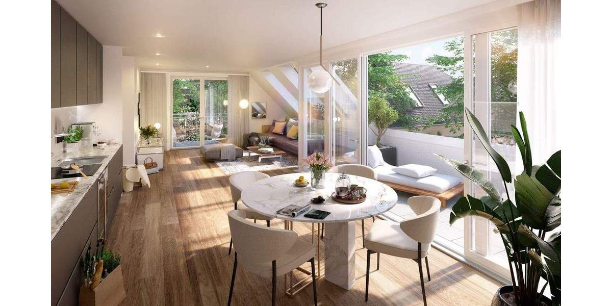 Etagenwohnung Oberschleißheim - 3 Zimmer, 74 m&sup2;, 640.000&euro; | Angebot:25776839