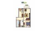 Etagenwohnung Stadtilm - 3 Zimmer, 57 m&sup2;, 342&euro; | Angebot:26647241
