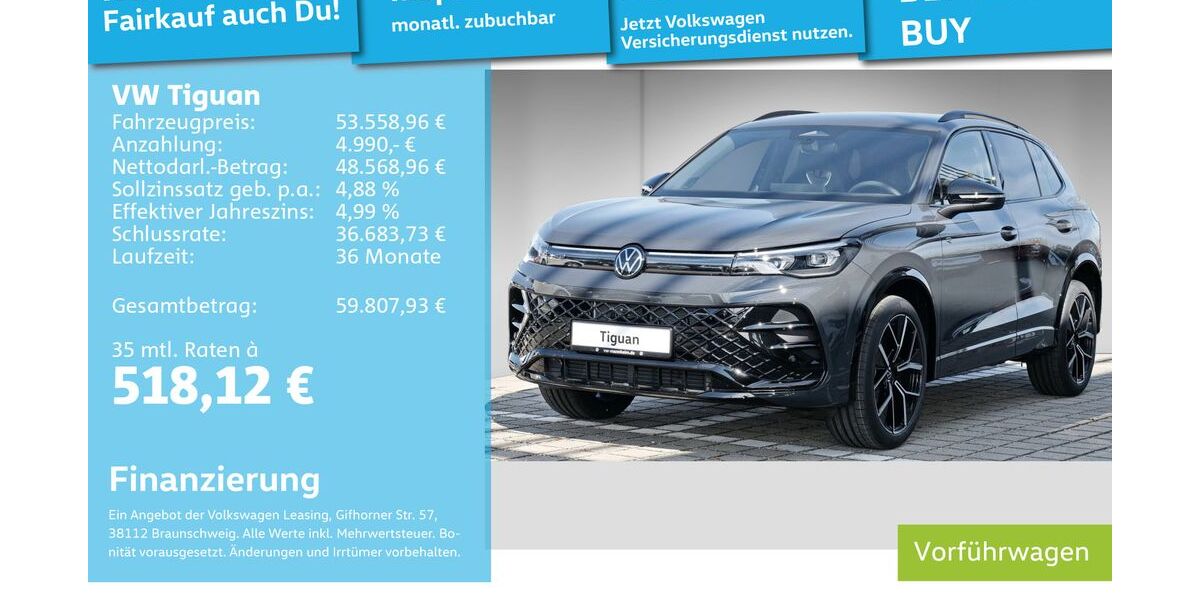 VW Tiguan 14.900 km 49.999 € Mannheim 68309
