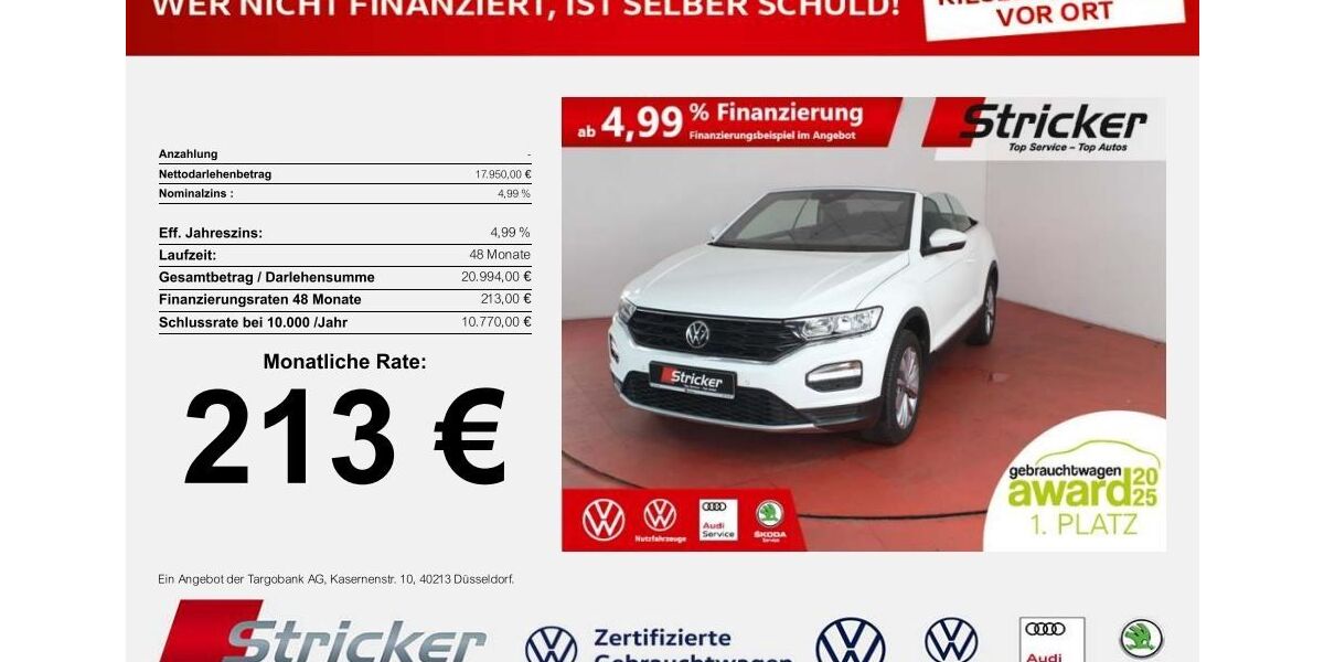 VW T-Roc 63.897 km 17.949 &euro; Horn-Bad Meinberg 32805
