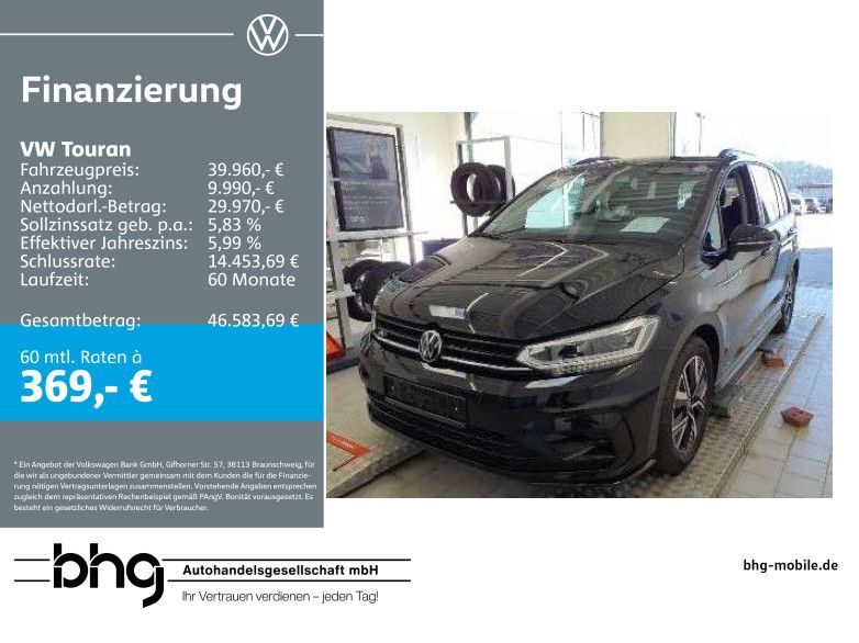 VW Touran 11.031 km 39.960 &euro; Rottweil 78628