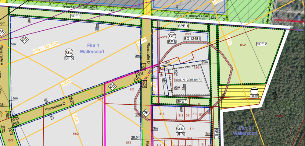 Grundstück in Schönefeld 2.500.000 € 60712 m² zimmer