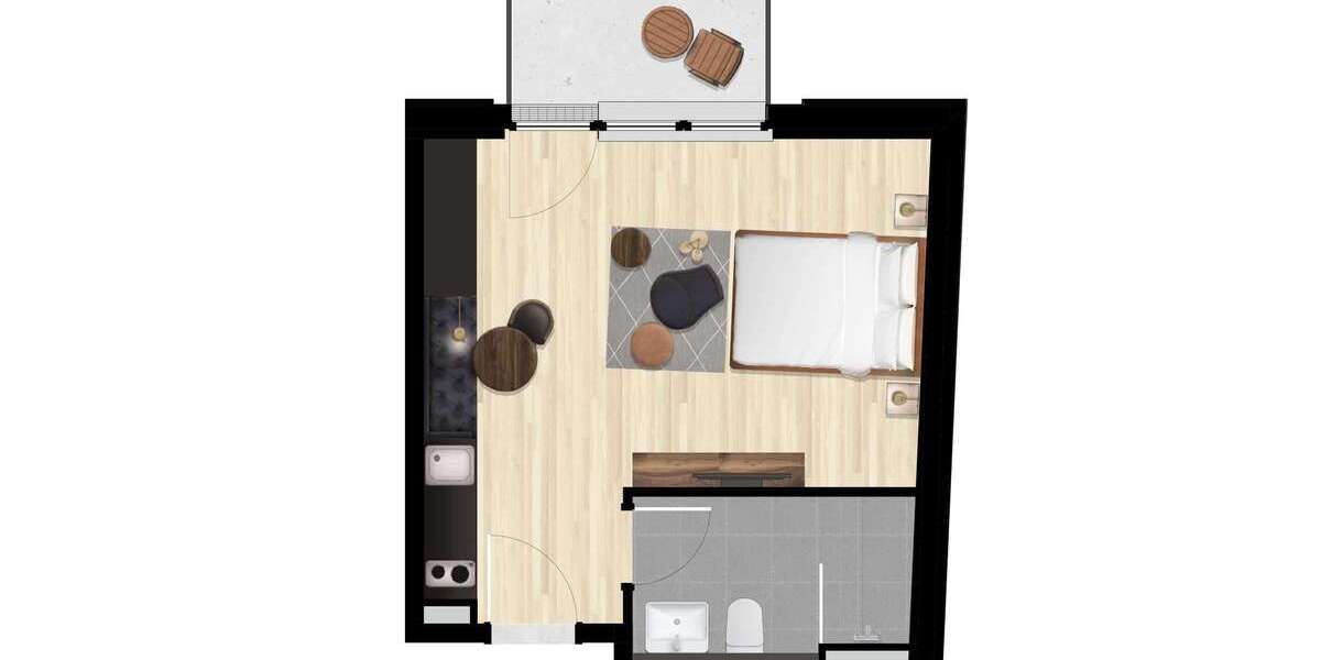 Wohnen auf Zeit in Berlin 1.280 € 1 zimmer