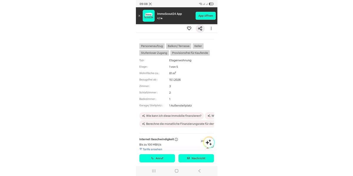 Etagenwohnung Nürnberg Gaismannshof - 3 Zimmer, 81 m&sup2;, 320.000&euro; | Angebot:25568959
