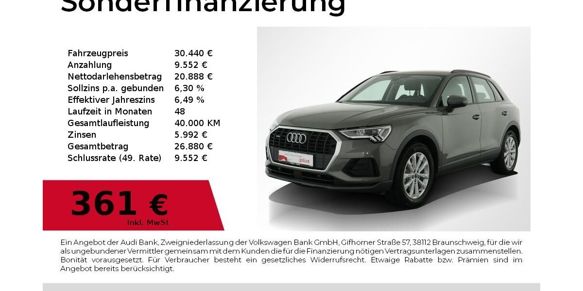 Audi Q3 63.800 km 30.440 &euro; Nürnberg 90411