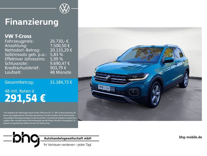 VW T-Cross 25.457 km 26.730 € Bühl 77815