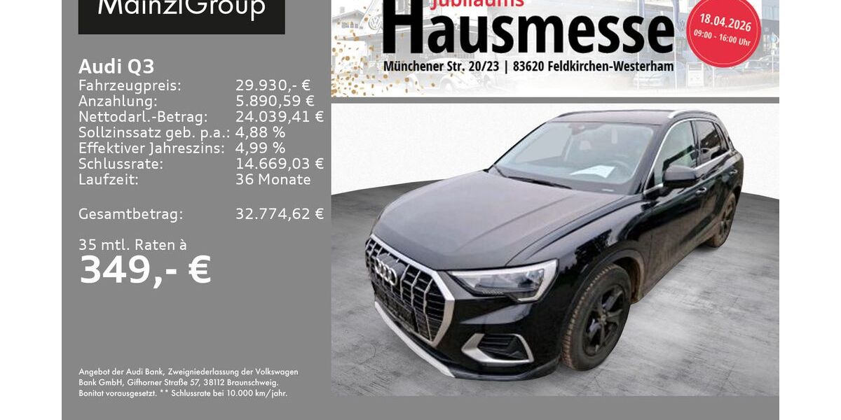Audi Q3 52.700 km 29.930 &euro; Feldkirchen/Westerham 83620