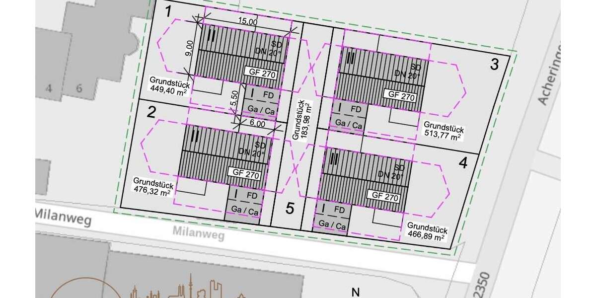 Grundstück Freising / Achering Achering - 1.500.000&euro; | Angebot:26024663